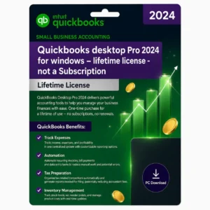 QuickBooks Desktop Pro Plus 2024 for Windows – 10 Users (Download + License Key)